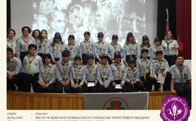 Scout promise ceremony - Foça