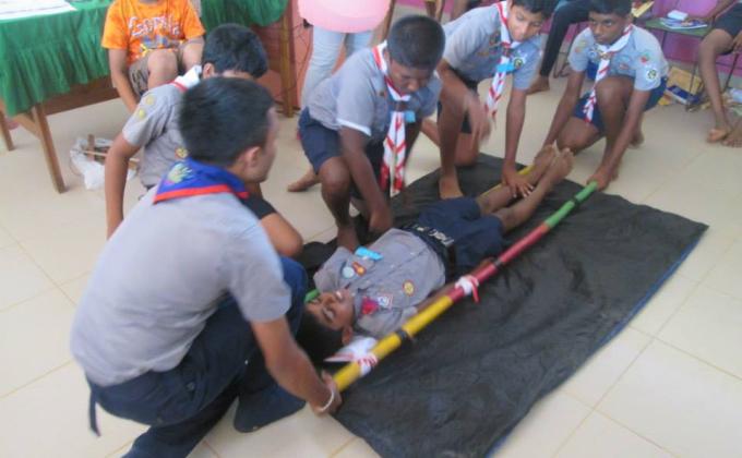 First Aid Training Camp - Organized By Kalutara District Branch - Sri Lanka Scout Association - 