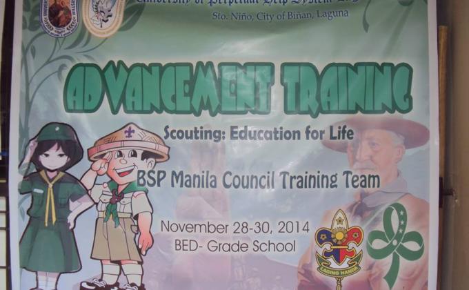 Investiture Ceremony and Indoor Camping ( MoP Roadshow and Advancement Training for Boy Scouts)