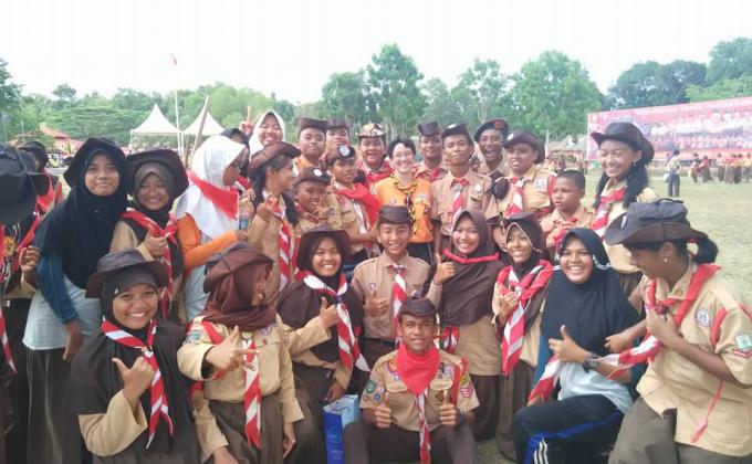 Kemah Akbar 2015 dalam rangka memperingati Hari Pramuka yang ke 54