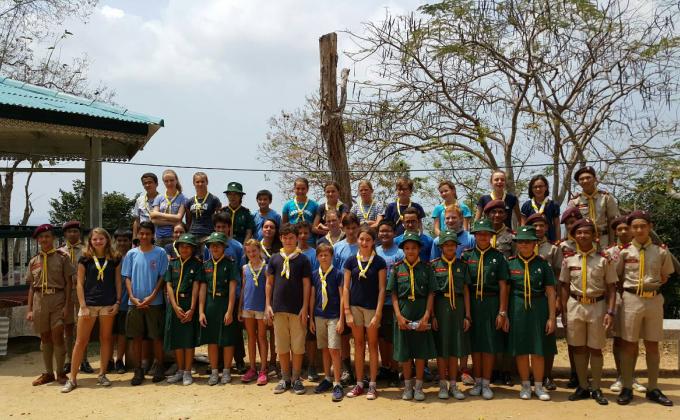 Inter Camp of Boy Scout of America Troop 701, French Scout of Bangkok and Thai Scout