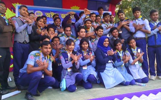 Introducing MoP in 8th National Cub Camporee 2016, Bangladesh (Day-01)