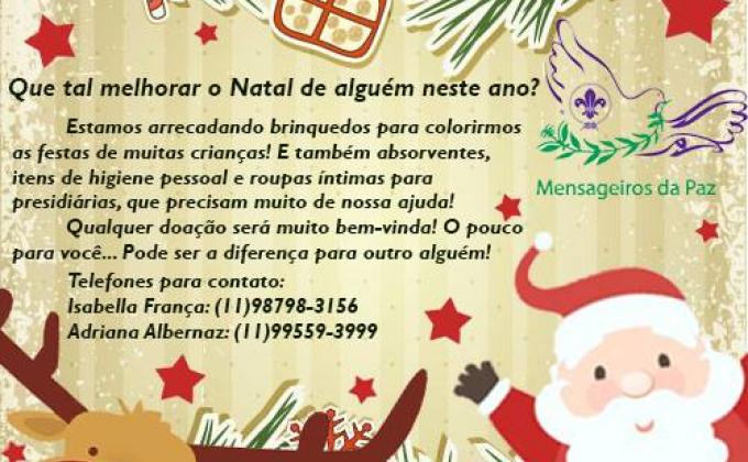Arrecadação de Natal - Grupo Escoteiro Santo Amaro 56º/SP