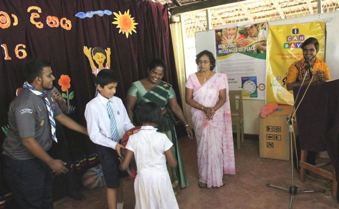 Helping Privilege Children at Kandy 