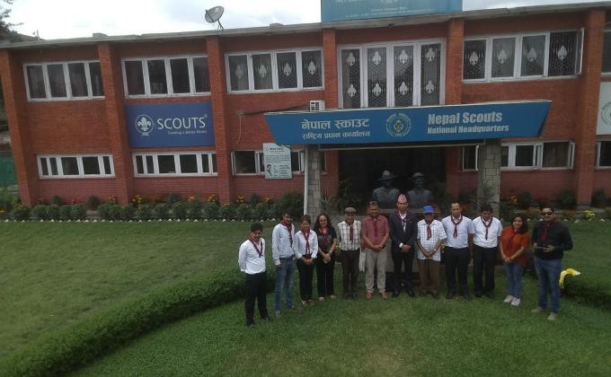 Visit it to Nepal scout National headquarter and  International Scout Centre Kakani