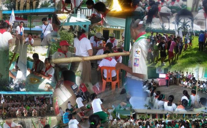 The Catarman National High School CNHS, BSP and GSP school based MoP Encampment