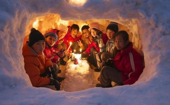 Taiwan Scout went to Snow Camp in Toyama, Japan