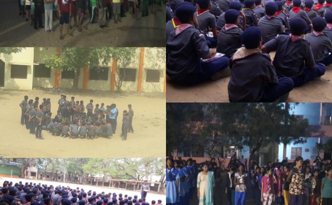 Freshers camp for Scouts and guides 