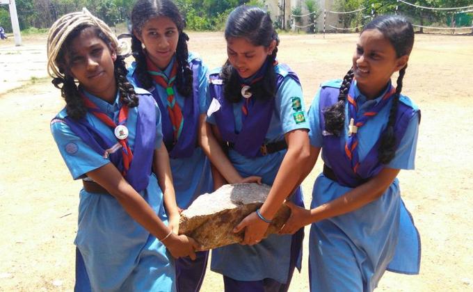 SERVICE AT "RAJYAPURUSKAR PREPARATORY " CAMP
