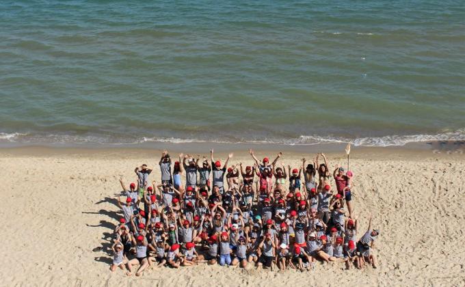 Summer camp for scouts and IDP children "Litograi"