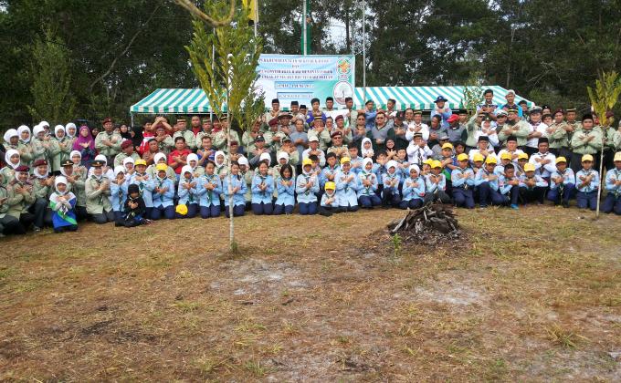 4th Environment Camp and Brunei Scout Tree Planting Day