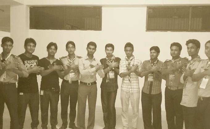 Introducing MoP in Hajj Camp of Bangladesh Scouts...!