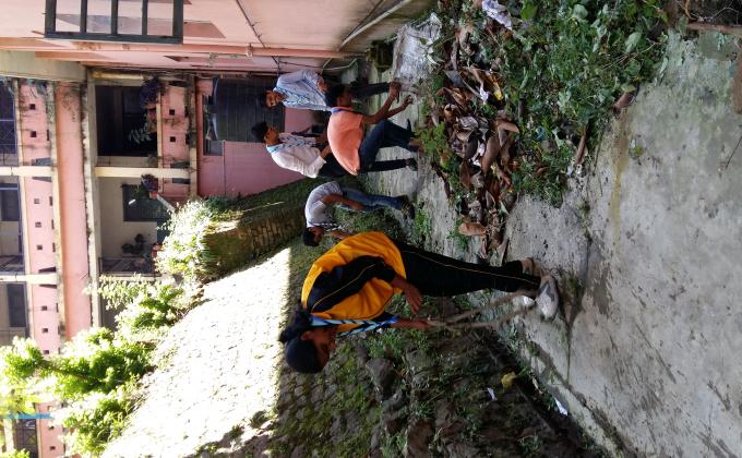Cleanliness camping in P G C solan Himachal Pradesh