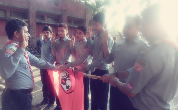 Initiation Ceremony Progoti Open Scout Group