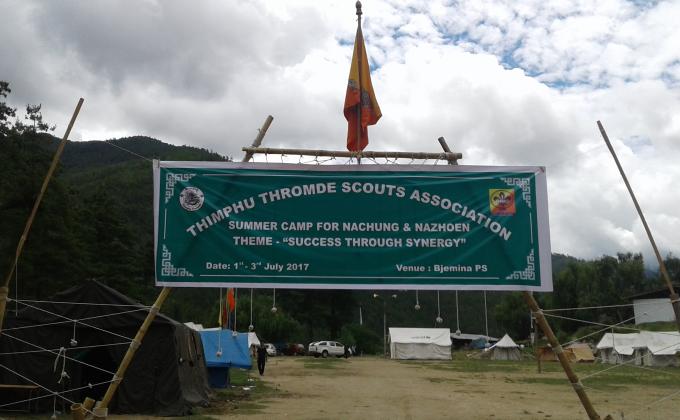 Annual Summer Scouts Camp. 