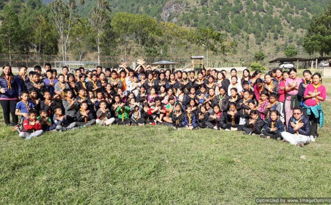 Recreational Camp at Khoma LSS with Scouts and Leaders