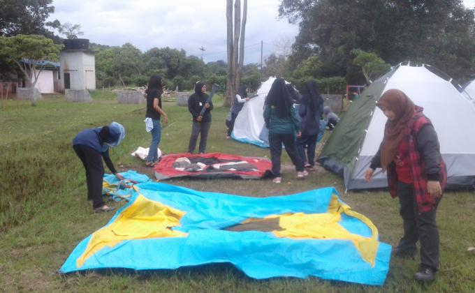 Semenyih Camping Trip With my fellow juniors and senior scout members
