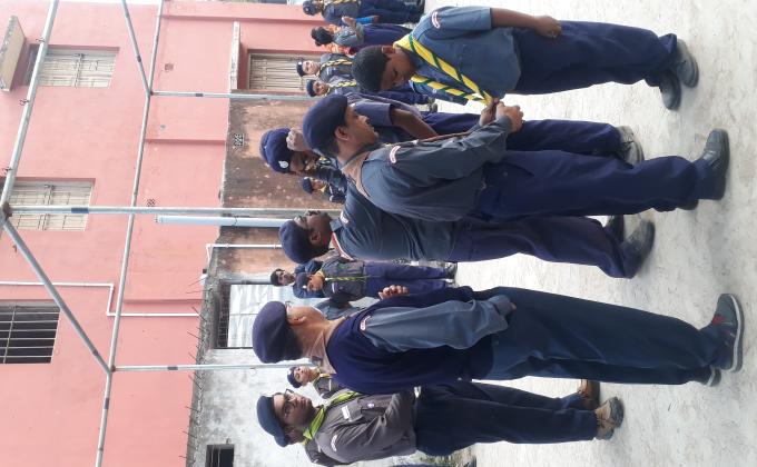 Badge ceremony