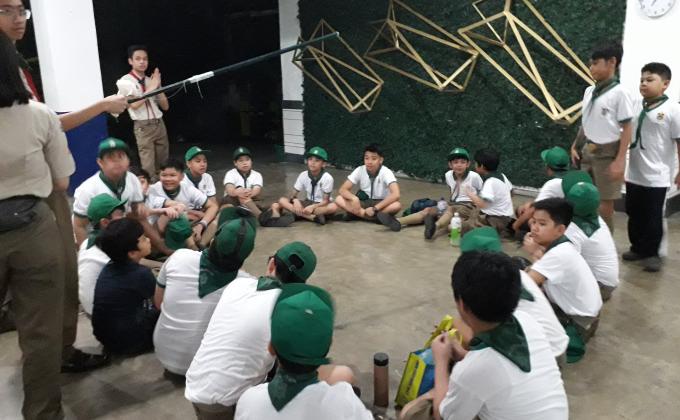 Indoor Camp of Diliman Preparatory School Boy scouts