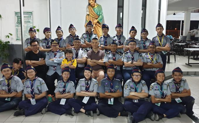 First Scouts Camping at SJPS School