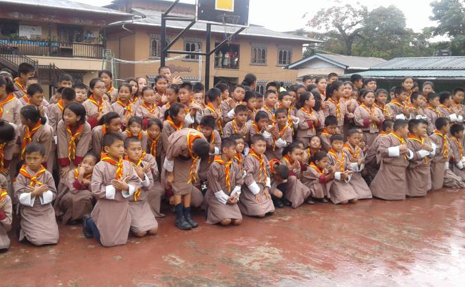 Opening ceremony of nachung scout 
