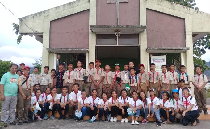DGBZMSF Senior Scouts join OPLAN KALULUWA 2019