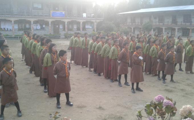 School base scout camp