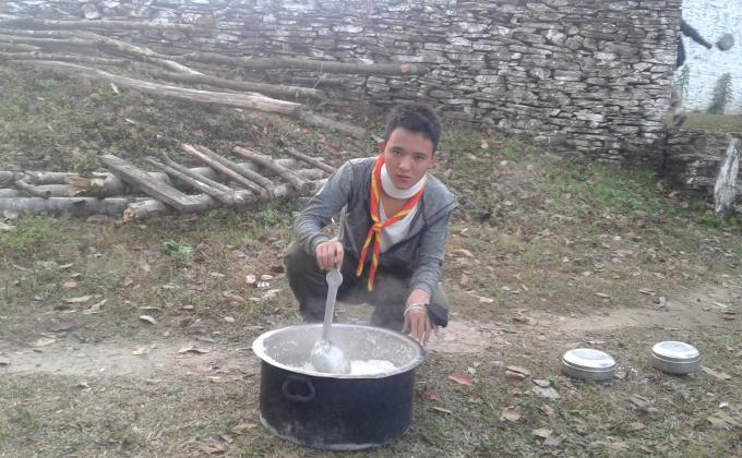 School camping and Hiking 