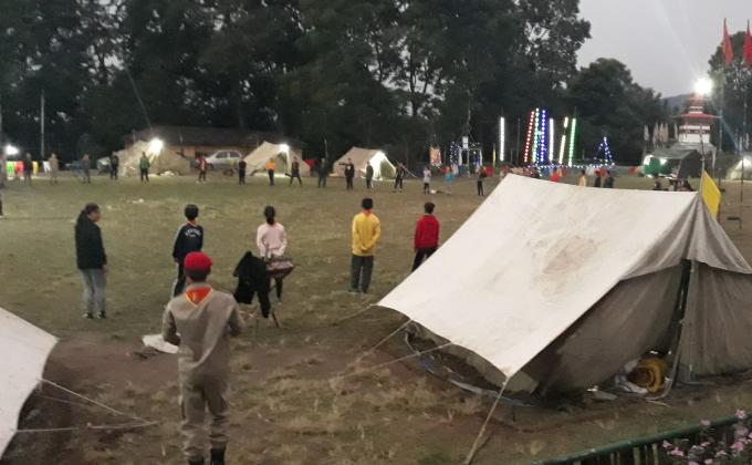 Week long camp for scouts