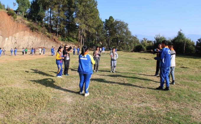 1st Dzongkhag Nazhoen Scouts Spiritual Happiness Camp