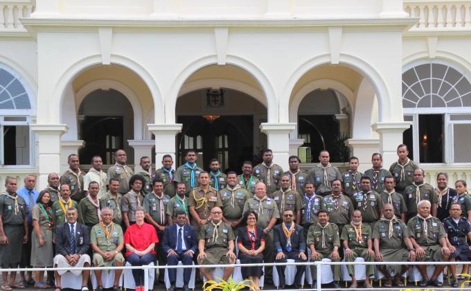 CHIEF SCOUT INVESTITURE CEREMONY WITH MORE MOP AWARENESS IN FIJI