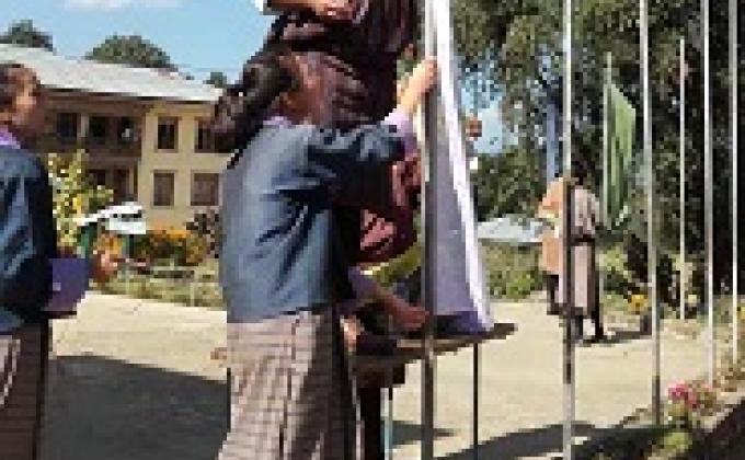 Prayer Flags in my school Campus