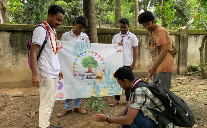 Tree Plantation & Plastic Cleaning at Rani Bilashmoni Government Boys’ High School & Hostel Area (Project TSS)