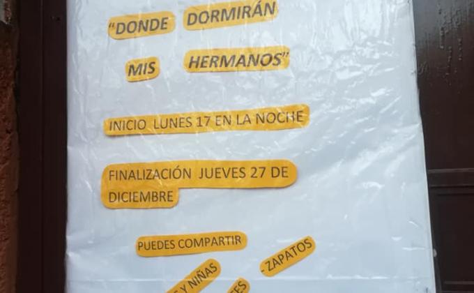 Posada 2018 "Donde dormiran mis hermanos y hermanas"