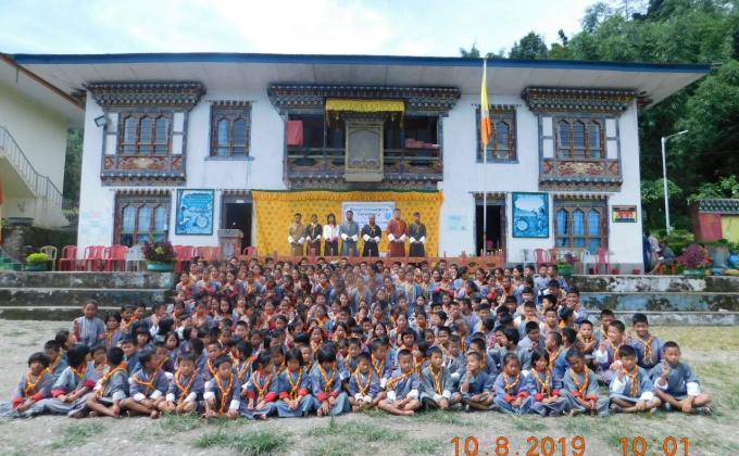 Logchina Lower Secondary Scouts Investiture Ceremony 2019