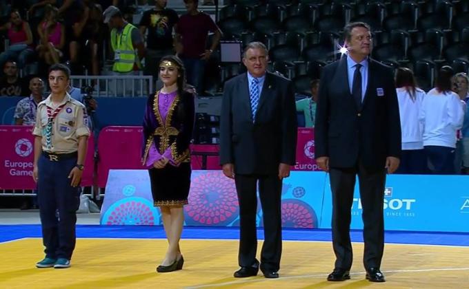 1st European Games - Medal ceremony
