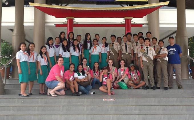 Scout Exchange with Girl Scouts of America