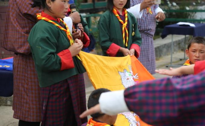 An investiture ceremony where no one is left behind and untrained. 