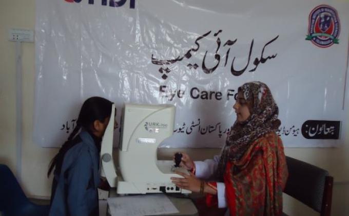 Eye care service and education for children 