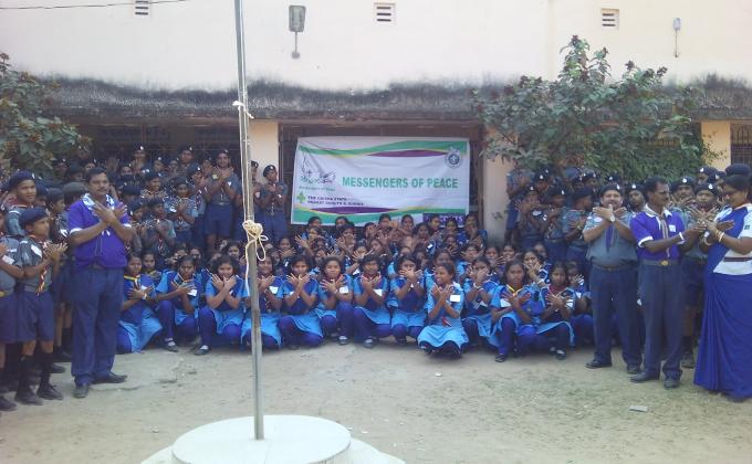 messenger of peace work shop at Sonepur