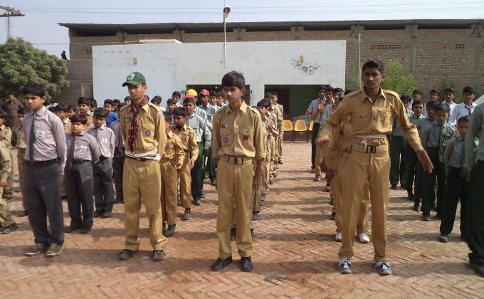 First Scout Training Camp ( Private Institution District Boy Scout Association Sindh) of the Country.