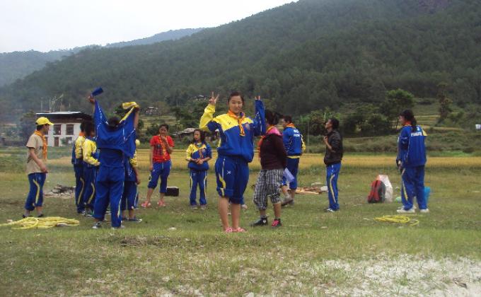 Camp at Tshekha