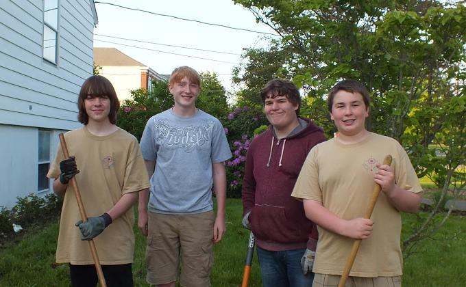 Beautification of Memorial Garden at St. Michaels Church in Wall Township NJ