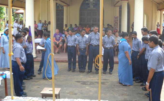 Opening a Scout Troop for differently abled children in 'Meth Mihira'