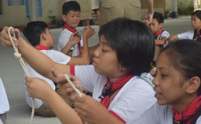 Scouting Assistance to a Camp