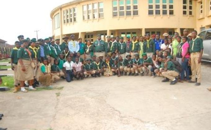 OSUN STATE SCOUT COUNCIL EMBARKED ON MESSENGERS OF PEACE PROGRAM AT A WEEKEND CAMPING