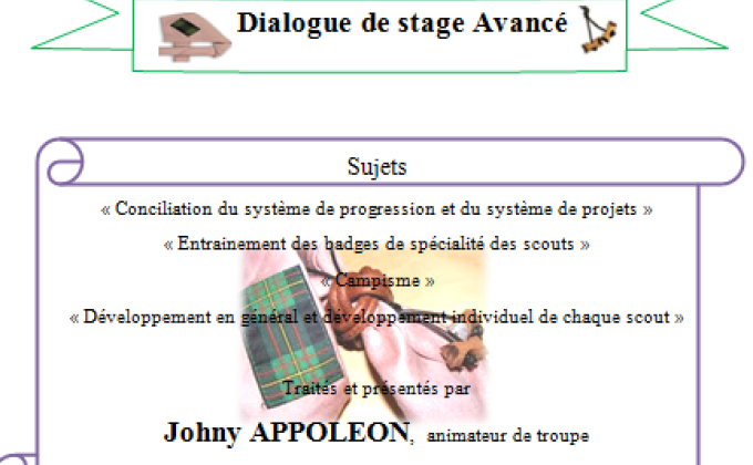 Dialogue stage Avance