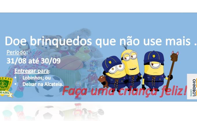 Doação de Brinquedos - Alcateia Seeonee - 13º GEXAS