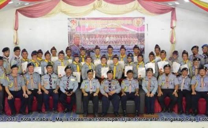Perkhemahan Ujian Pentarafan Pengakap Raja Sesi 2016/2017