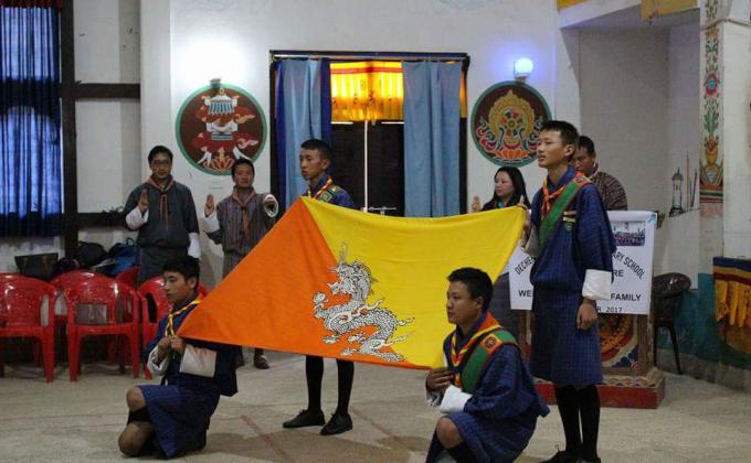 Promoting happy scouts in Bhutan(Land of Gross National Happinese)